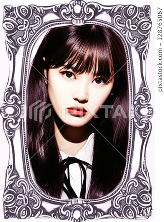 一位表達自己美感的女性 128765067