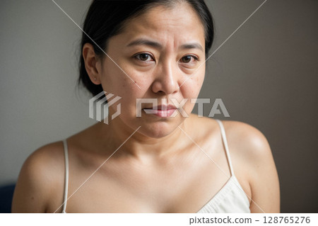 Introspective Portrait of a Woman 128765276