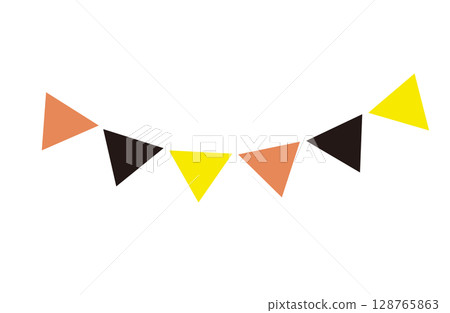 Colorful Flag Halloween 128765863