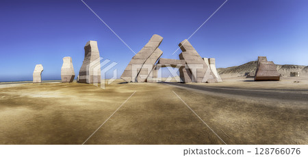 Gate of Allah in Ras Mohammed national park, Sinai, Egypt 128766076
