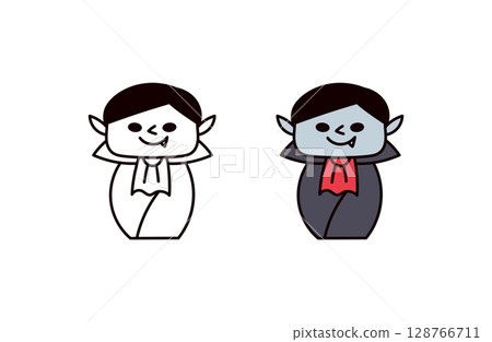 吸血鬼插圖 128766711