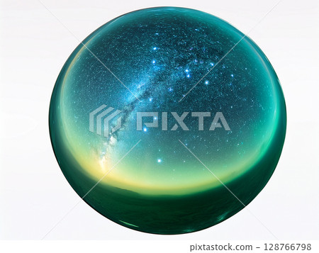 有著夢幻星空的球體 有著夢幻星空的球體 128766798