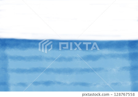 庫存例證: 在藍色背景的白色框架 128767558