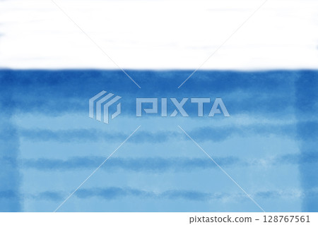 庫存例證: 在藍色背景的白色框架 128767561