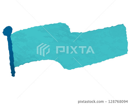 Flag watercolor hand-drawn style light blue Flag watercolor hand-drawn style light blue 128768094