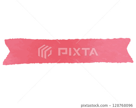 Ribbon watercolor hand-drawn style decoration pink Ribbon watercolor hand-drawn style decoration pink 128768096