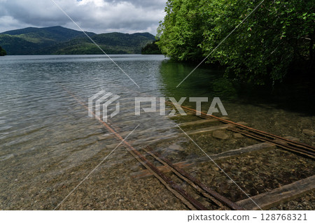 Lake Shikaribetsu Railway Lake Shikaribetsu Railway 128768321