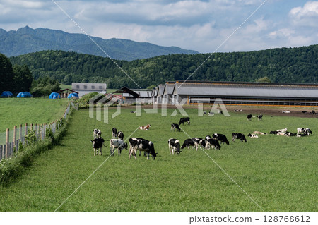 新鮮的綠地和牧場 128768612