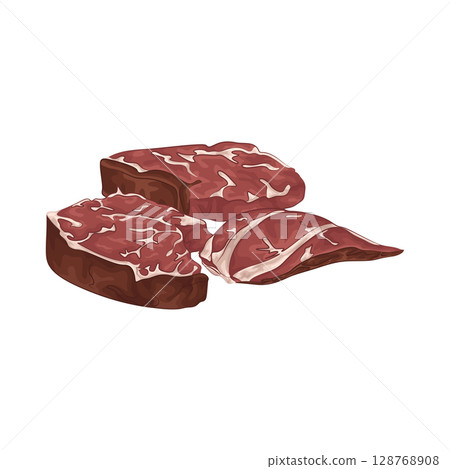 Illustration of Meat Illustration of Meat 128768908