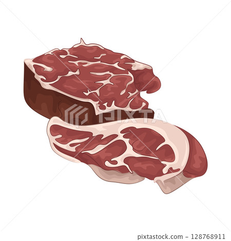 Illustration of Meat Illustration of Meat 128768911