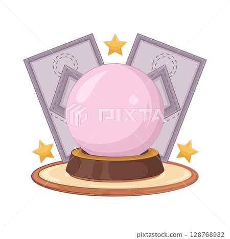 Illustration of Crystal Ball Illustration of Crystal Ball 128768982