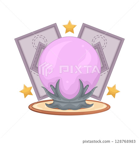 Illustration of Crystal Ball Illustration of Crystal Ball 128768983