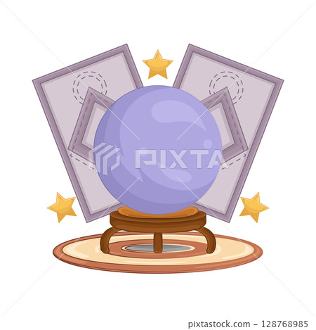 Illustration of Crystal Ball  128768985