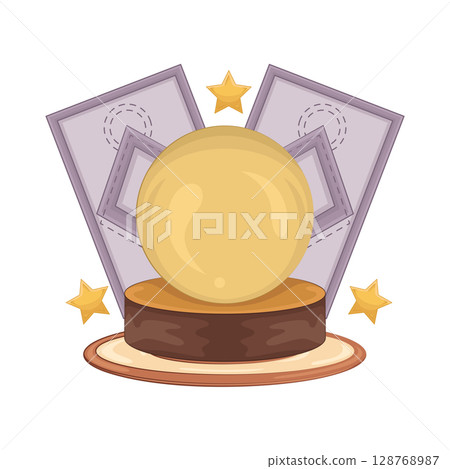 Illustration of Crystal Ball  128768987