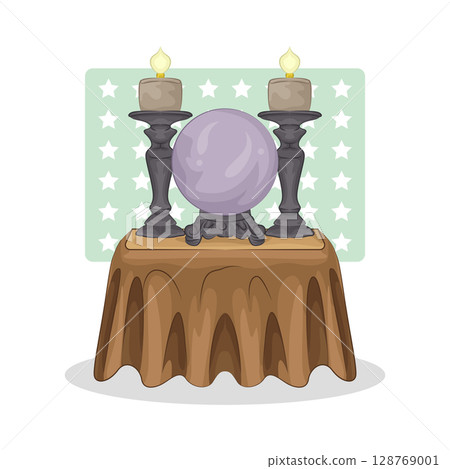 Illustration of Crystal Ball  128769001