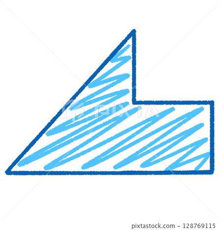 Simple blue arrow illustration Simple blue arrow illustration 128769115