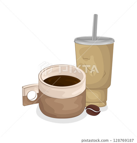 Illustration of Coffee Cup 128769187