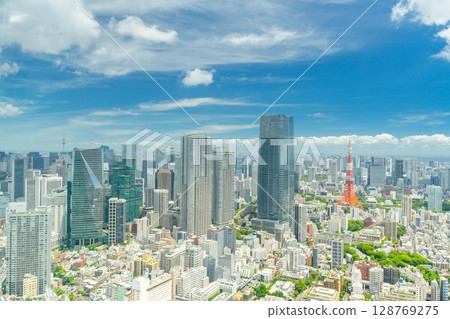 Summer Tokyo scenery 2025 Summer Tokyo scenery 2025 128769275