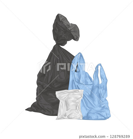 Illustration of Plastic Bag 128769289