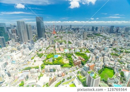 Summer Tokyo scenery 2025 Summer Tokyo scenery 2025 128769364