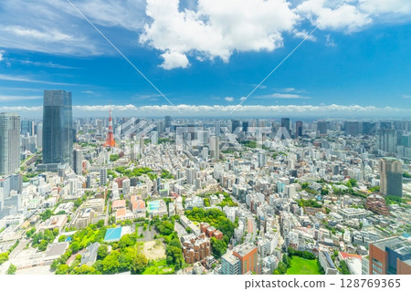 Summer Tokyo scenery 2025 128769365