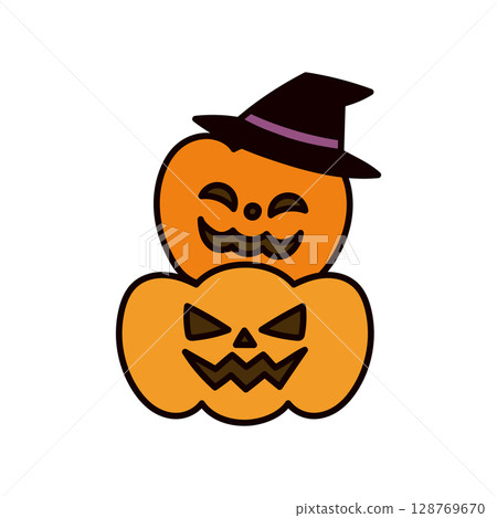 Illustration of jack o lantern 128769670
