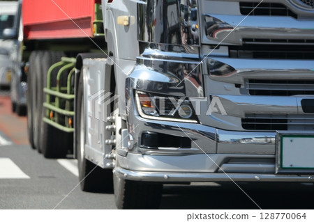 Trailer truck image Trailer truck image 128770064