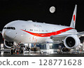 政府飛機夜間清潔 128771628