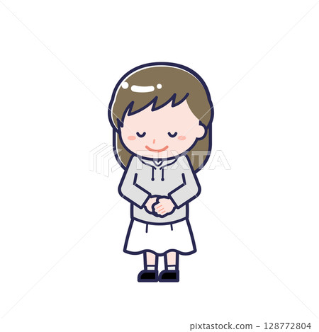 Plain-clothed adult/diagonal/female 08 Plain-clothed adult/diagonal/female 08 128772804