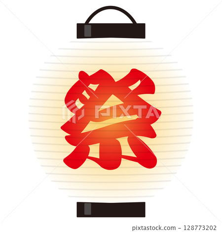 白色上點燃的節日燈籠的插圖 白色上點燃的節日燈籠的插圖 128773202