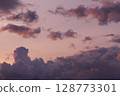 Summer day evening sky 128773301