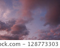 Summer day evening sky 128773303