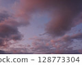 Summer day evening sky 128773304