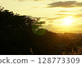 Summer day evening sky 128773309