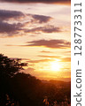 Summer day evening sky 128773311