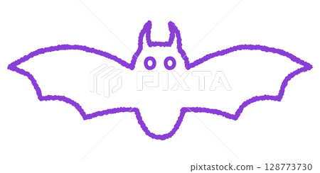 Halloween Bat 1-2 Purple 128773730