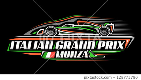 Vector logo for Italian Grand Prix Vector logo for Italian Grand Prix 128773780
