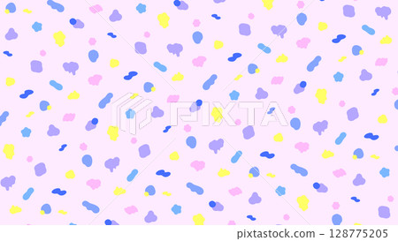 Pastel colorful wave pattern background 16:9 Pink 128775205