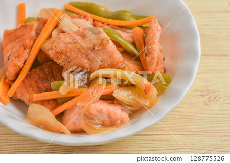 Pickled Salmon in Nambucana Pickled Salmon in Nambucana 128775526