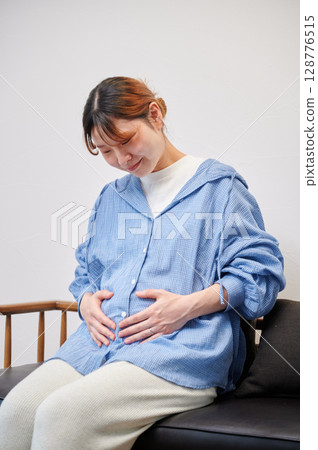 孕婦，孕婦，椅子，溫馨 128776515