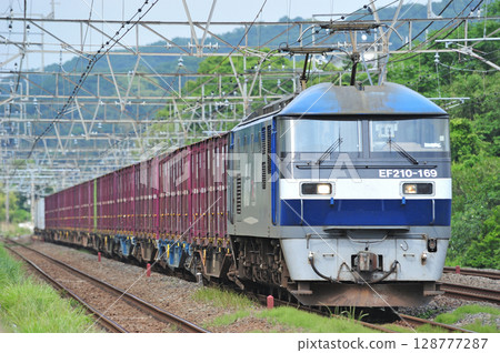 Tokaido Main Line Ninomiya-Kozu JR Freight EF210-169 (Suita) 128777287