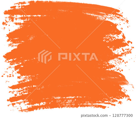 Orange hand drawn paint background illustration Orange hand drawn paint background illustration 128777300