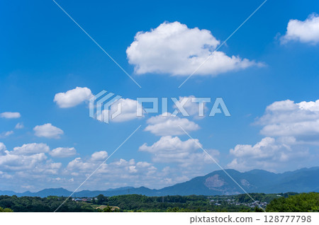 A fresh summer blue sky 128777798