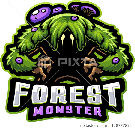 Forest monster mascot 128777855