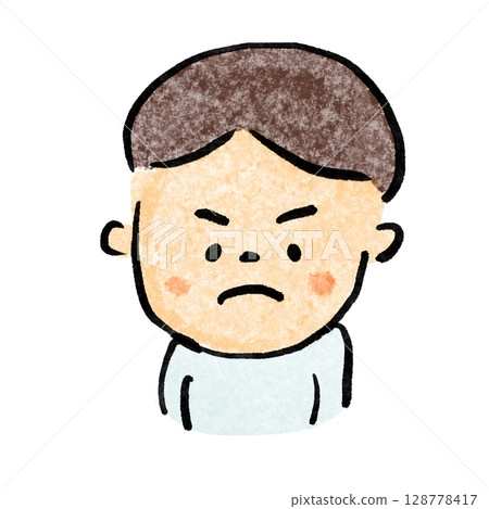 Person with dissatisfied expression 128778417