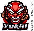 Yokai head mascot 128778590
