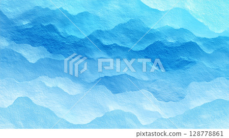 Japanese paper blue curve Japanese paper blue curve 128778861
