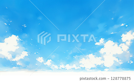 清澈的藍天 128778875