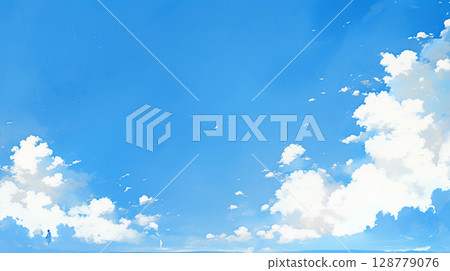 清澈的藍天 清澈的藍天 128779076