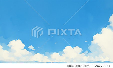 清澈的藍天 清澈的藍天 128779084